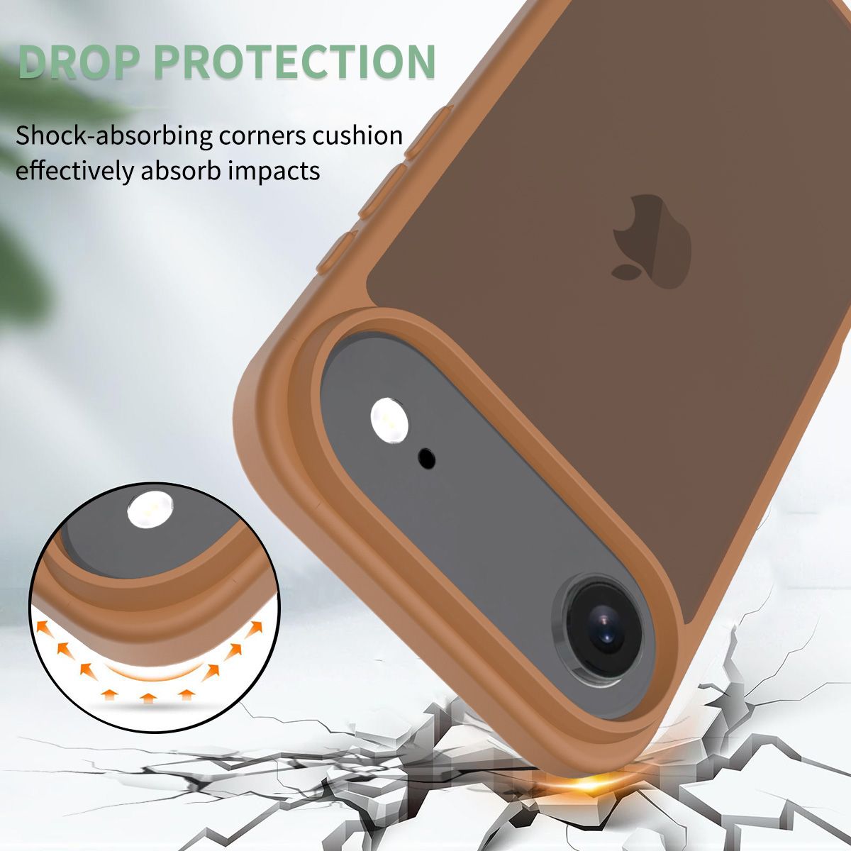 Frost Translucent Matte Frosted Skin Feel Case — 104
