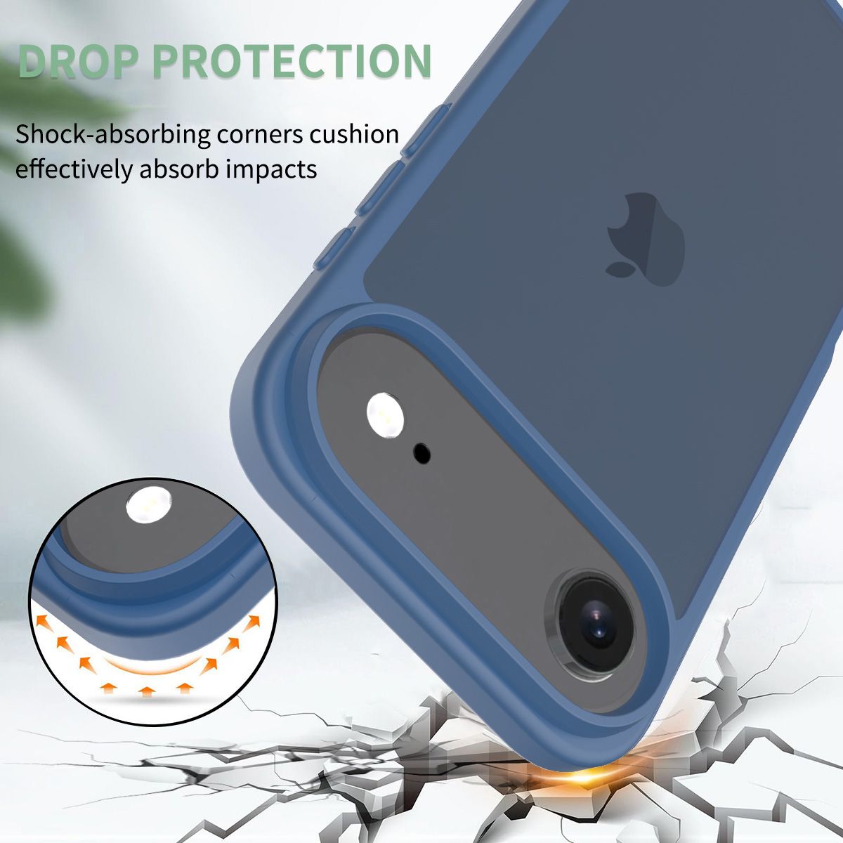 Frost Translucent Matte Frosted Skin Feel Case — 109