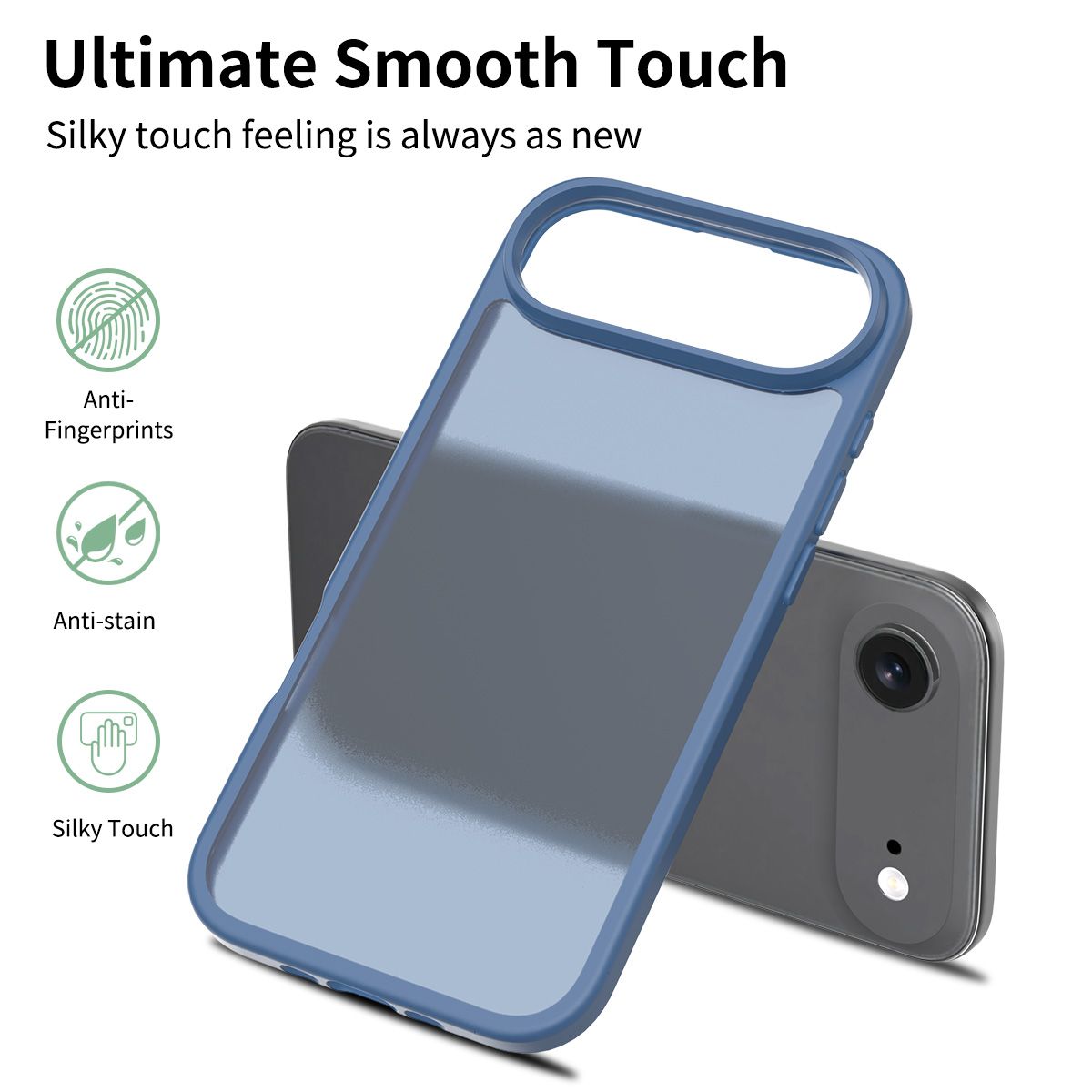 Frost Translucent Matte Frosted Skin Feel Case — 108