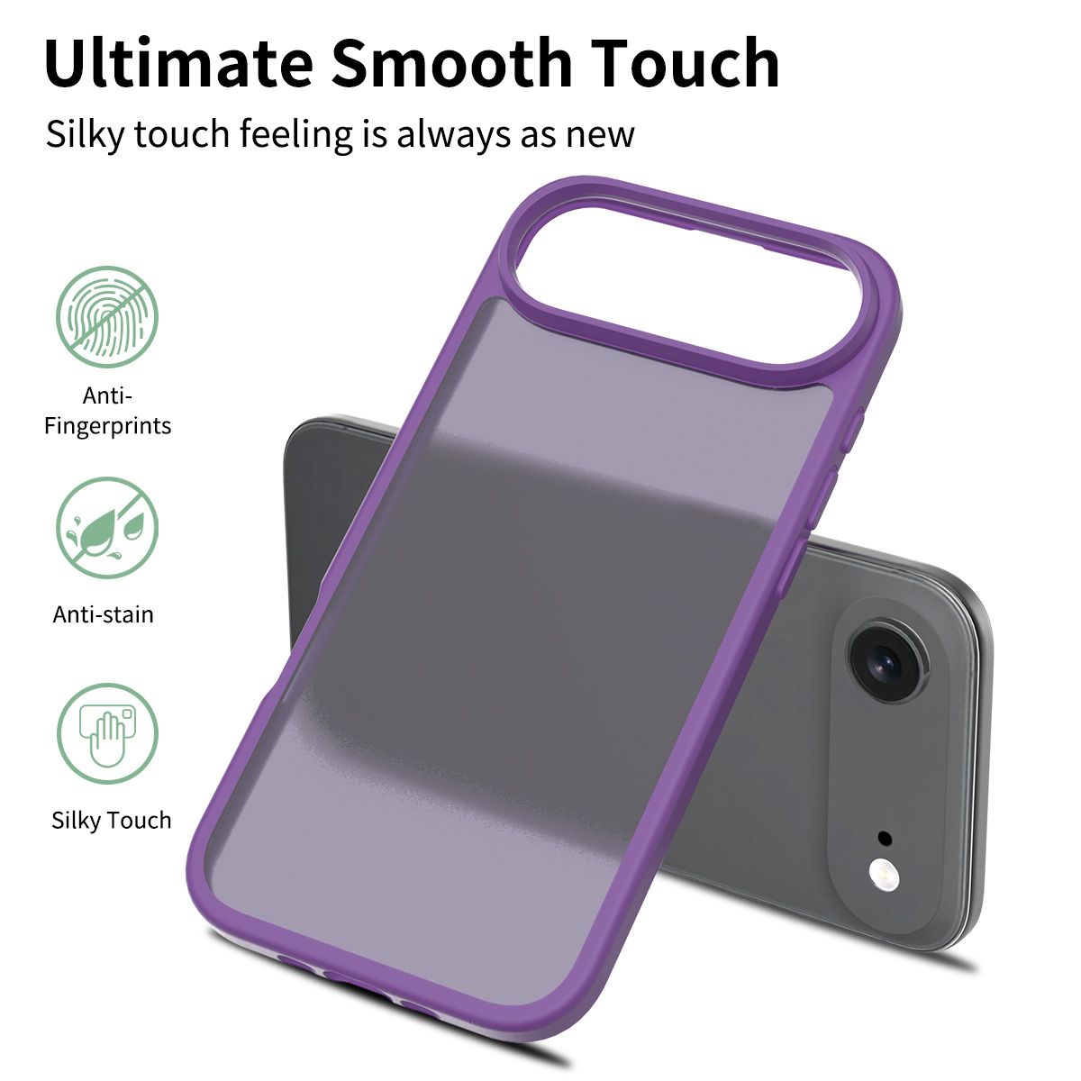 Frost Translucent Matte Frosted Skin Feel Case — 113