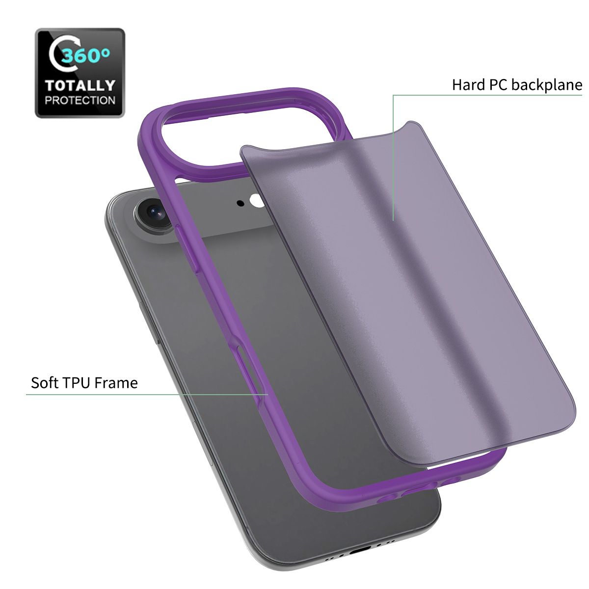 Frost Translucent Matte Frosted Skin Feel Case — 116