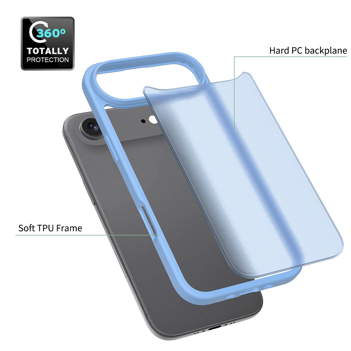 Frost Translucent Matte Frosted Skin Feel Case — 96