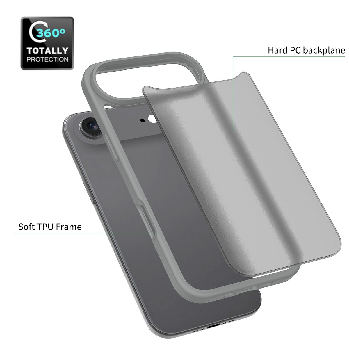 Frost Translucent Matte Frosted Skin Feel Case — 101