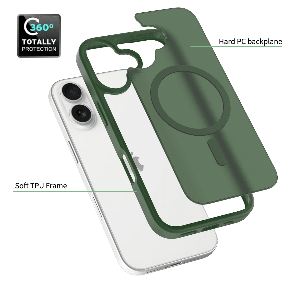 Frost Translucent Matte Magnetic Case — 14