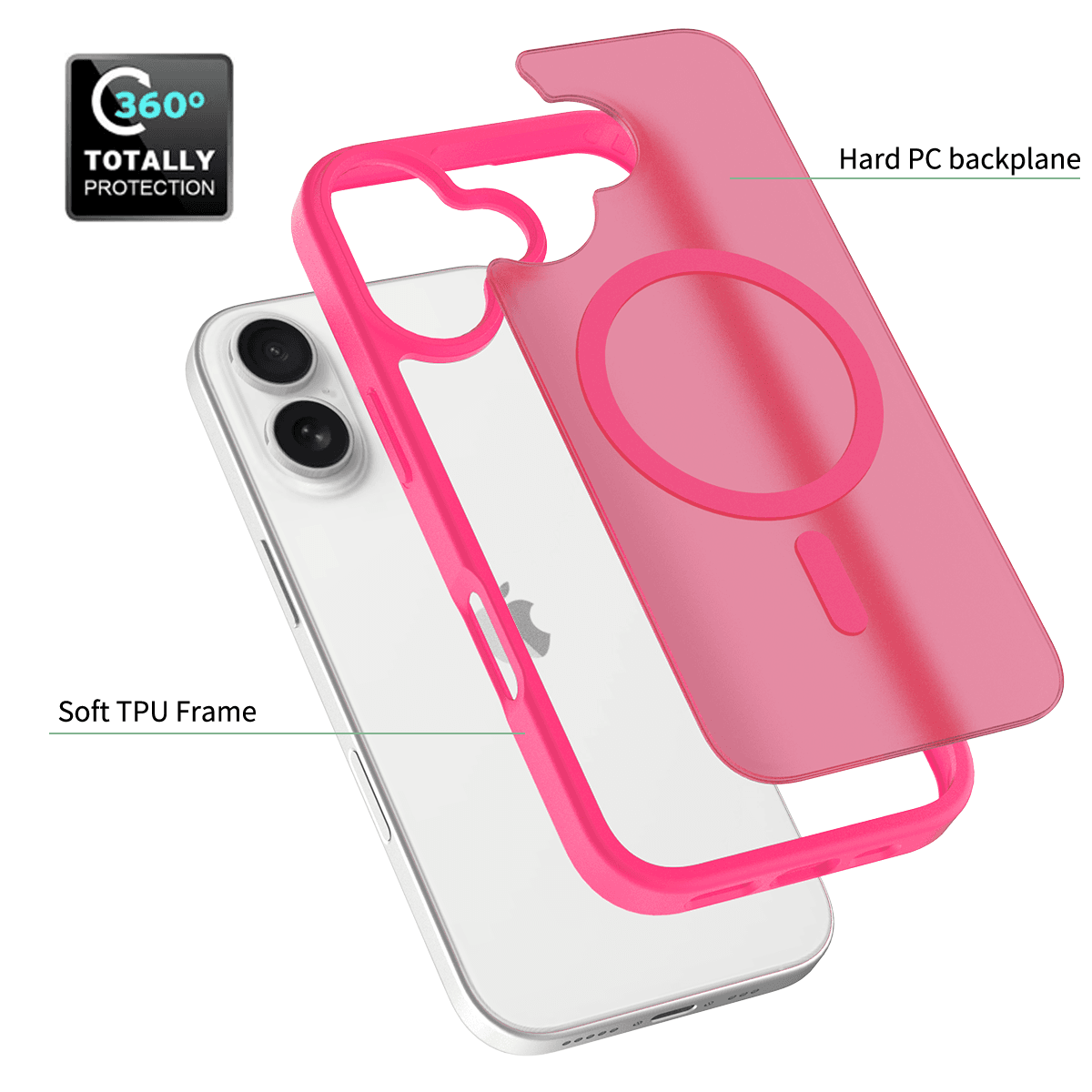 Frost Translucent Matte Magnetic Case — 24