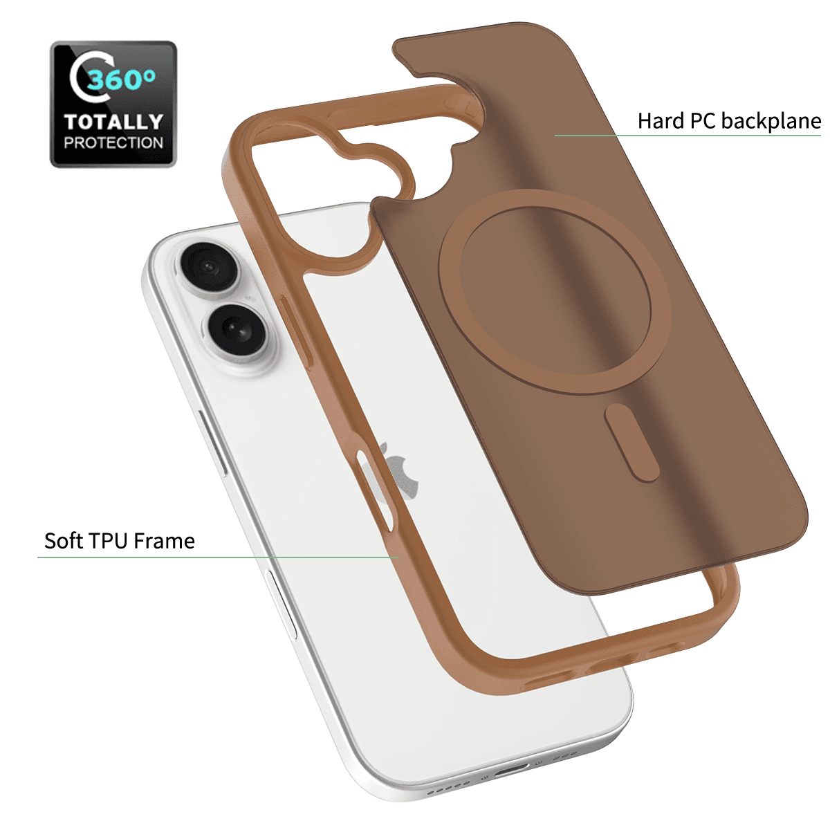 Frost Translucent Matte Magnetic Case — 34