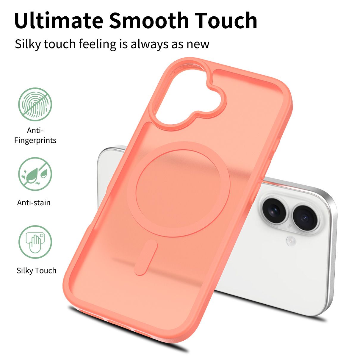 Frost Translucent Matte Magnetic Case — 46