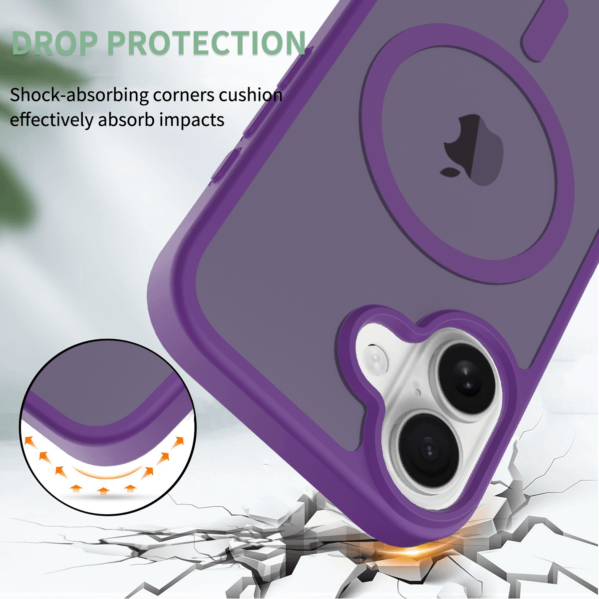 Frost Translucent Matte Magnetic Case — 52