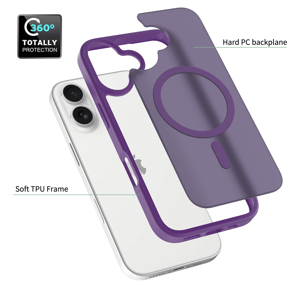 Frost Translucent Matte Magnetic Case — 54