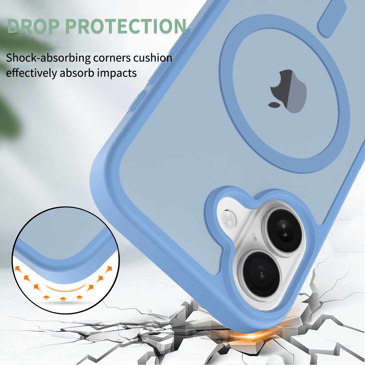 Frost Translucent Matte Magnetic Case — 57