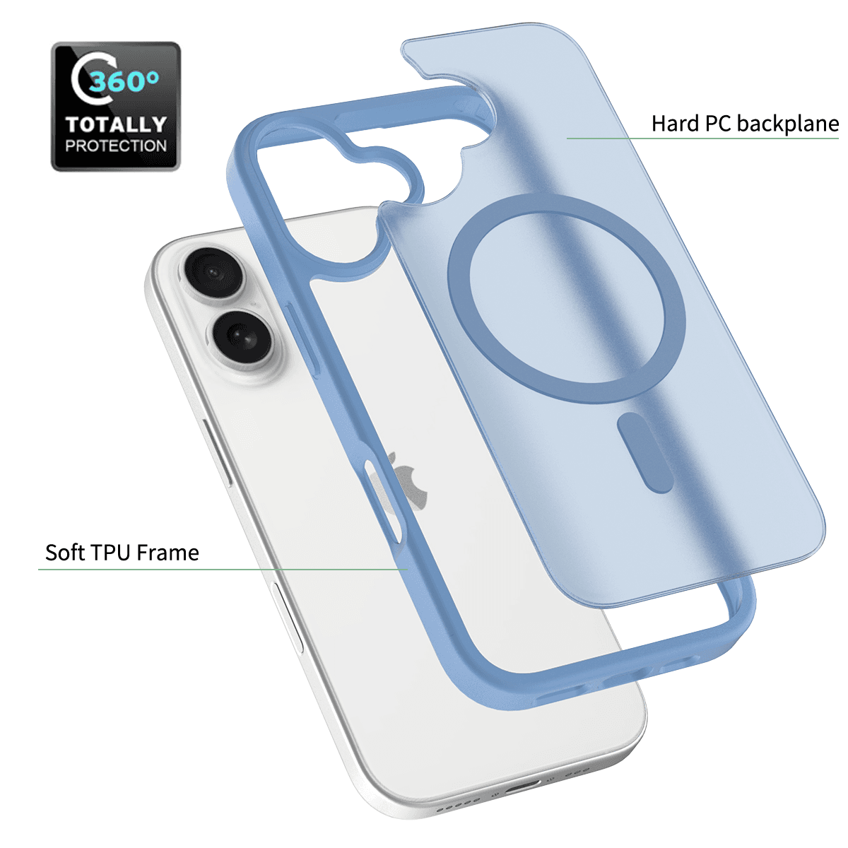 Frost Translucent Matte Magnetic Case — 59