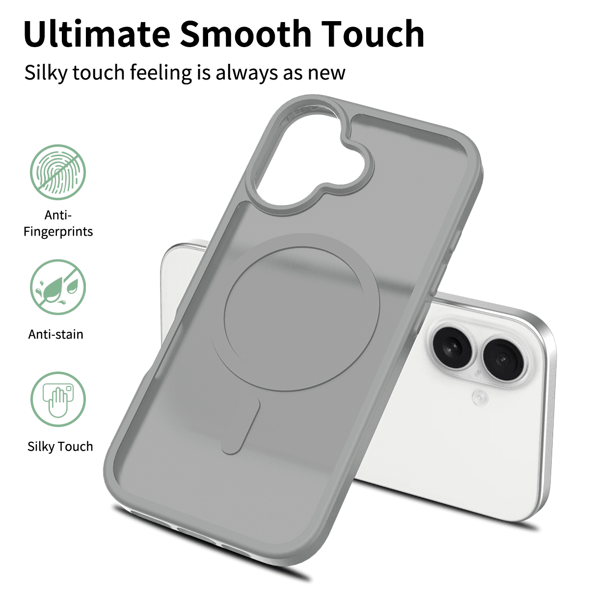Frost Translucent Matte Magnetic Case — 61
