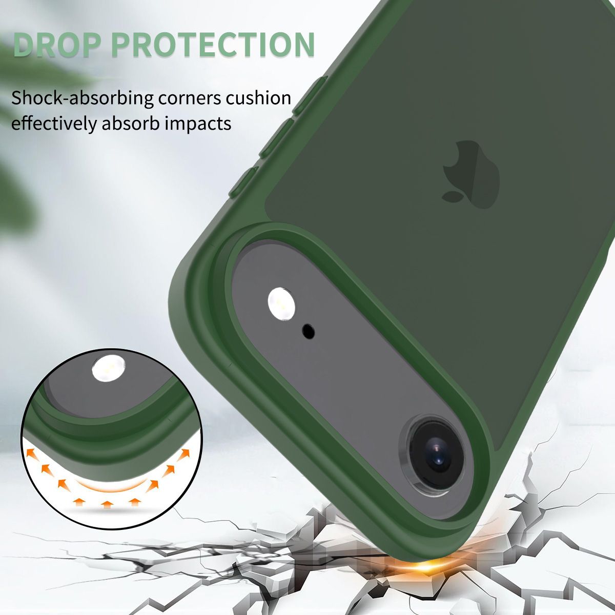 Frost Translucent Matte Frosted Skin Feel Case — 119