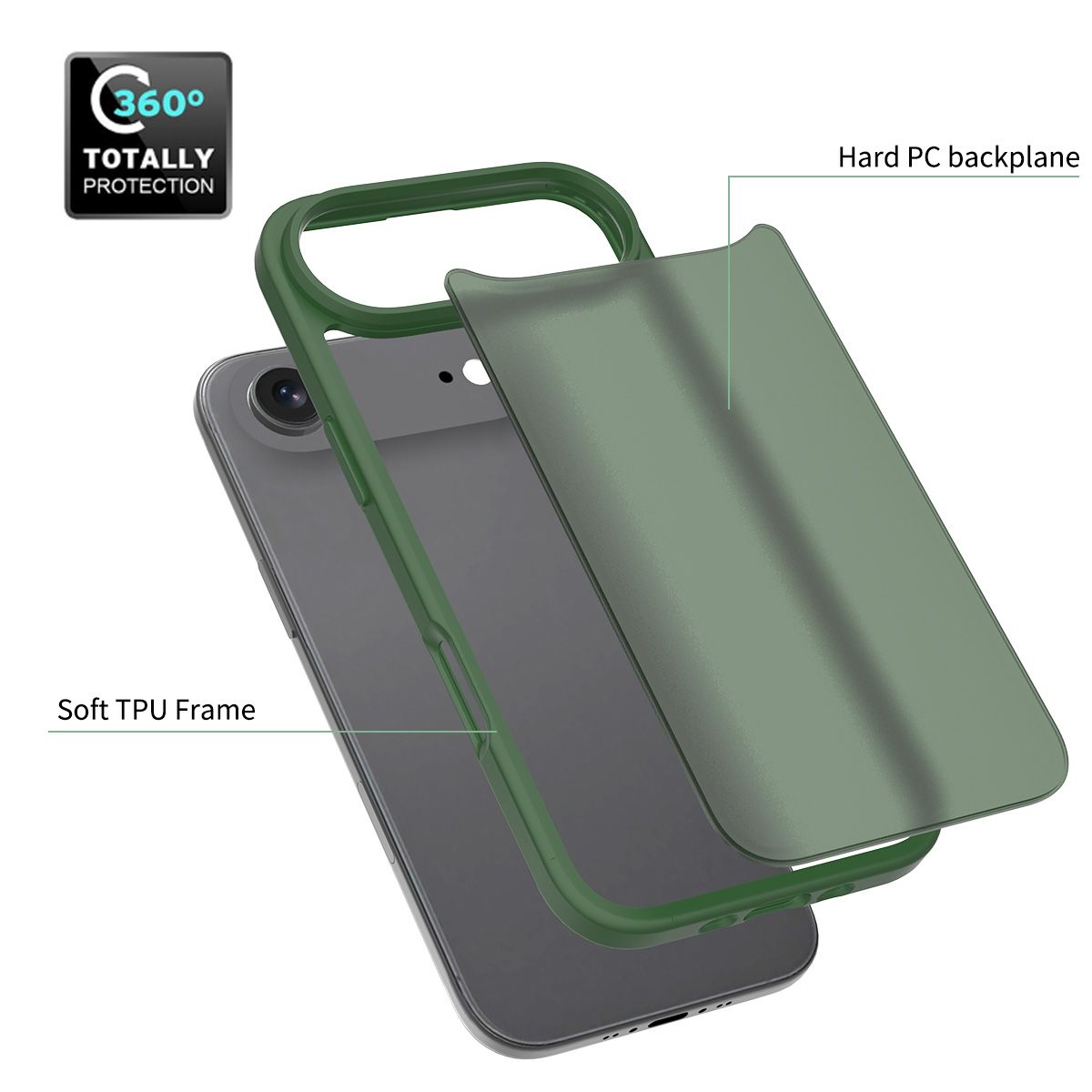 Frost Translucent Matte Frosted Skin Feel Case — 121