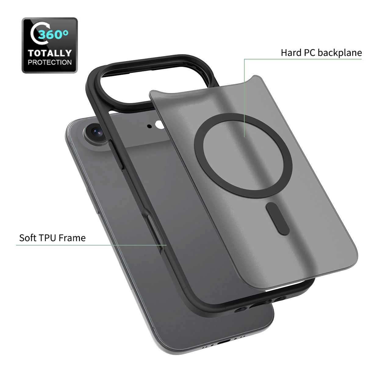 Frost Translucent Matte Magnetic Case — 69