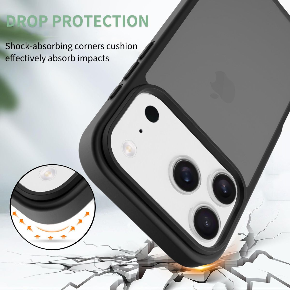 Frost Translucent Matte Frosted Skin Feel Case — 186