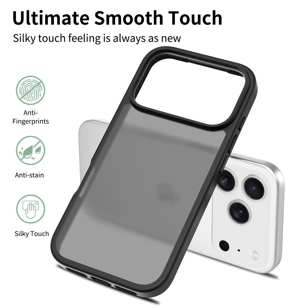 Frost Translucent Matte Frosted Skin Feel Case — 185