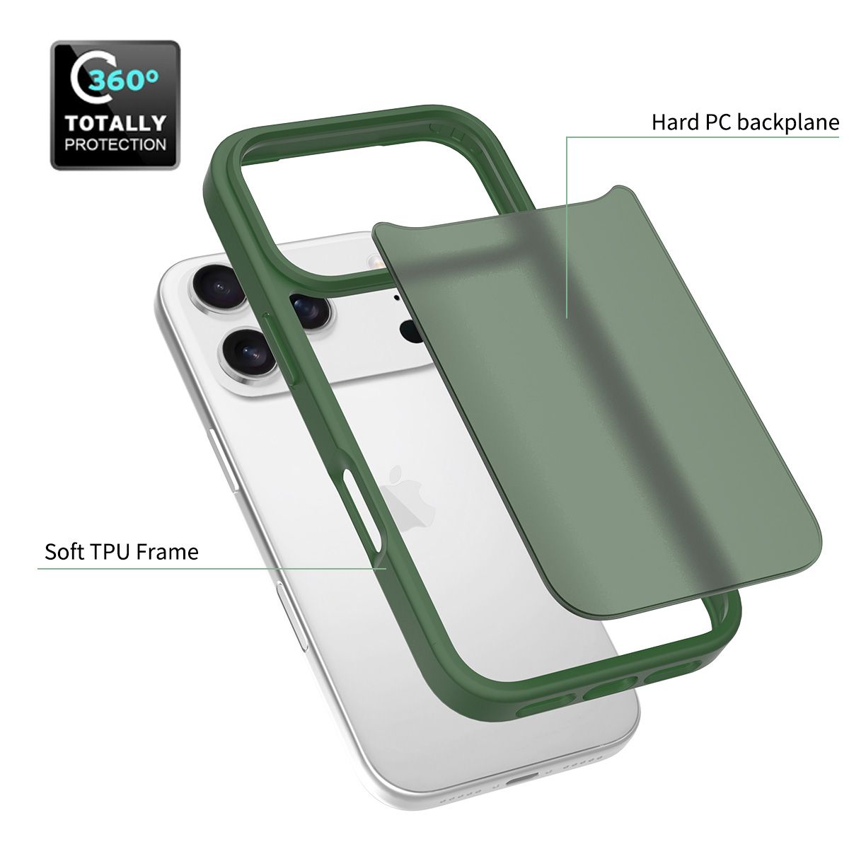 Frost Translucent Matte Frosted Skin Feel Case — 183