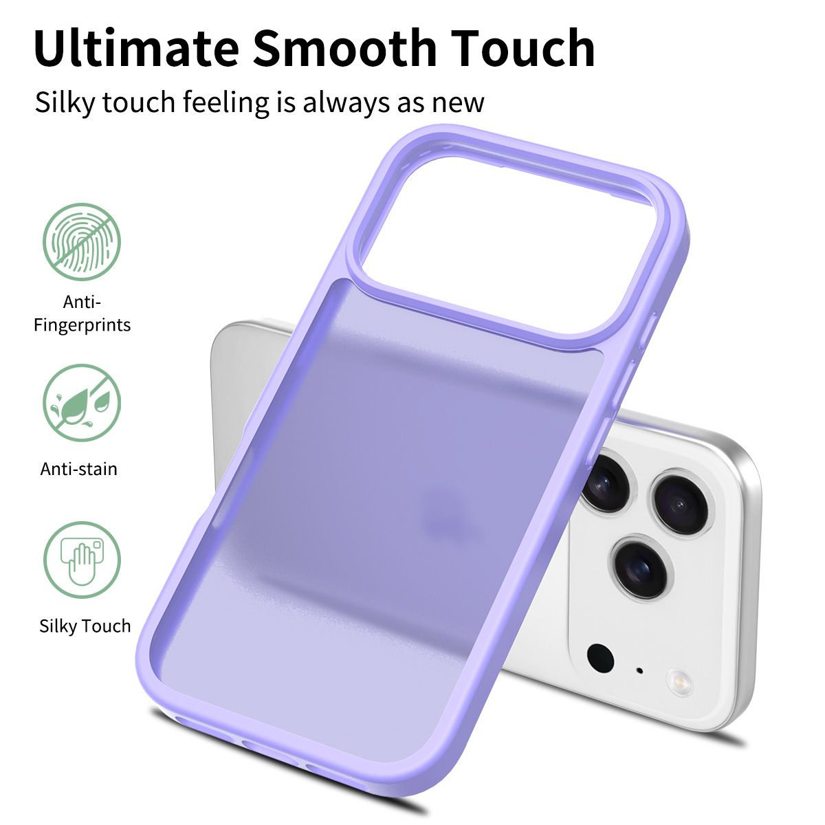 Frost Translucent Matte Frosted Skin Feel Case — 150
