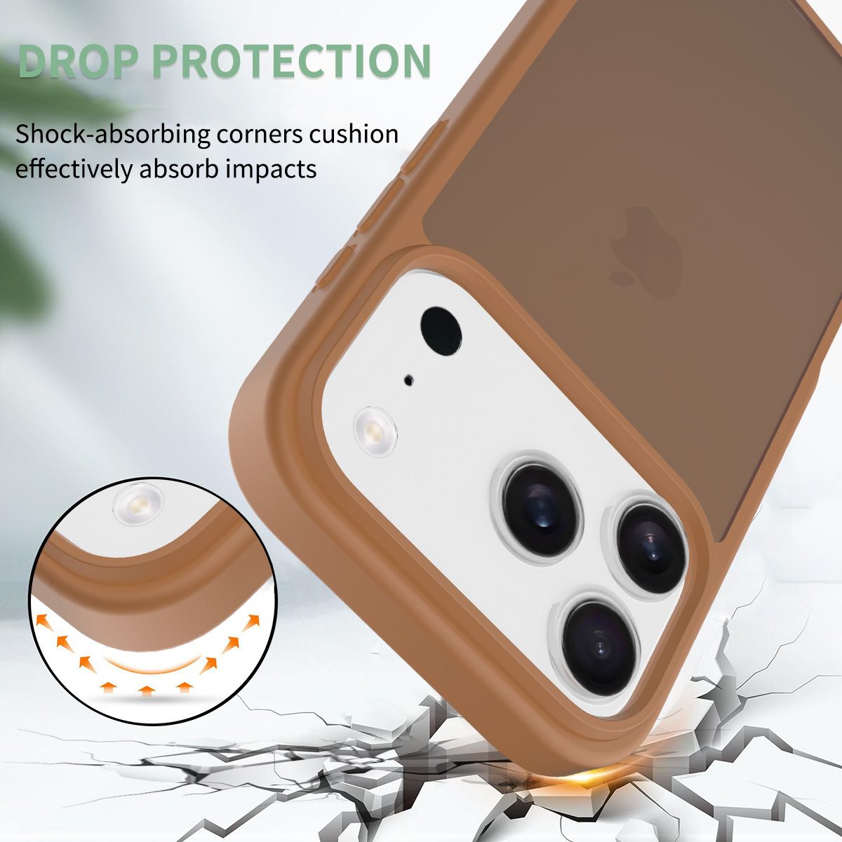Frost Translucent Matte Frosted Skin Feel Case — 166