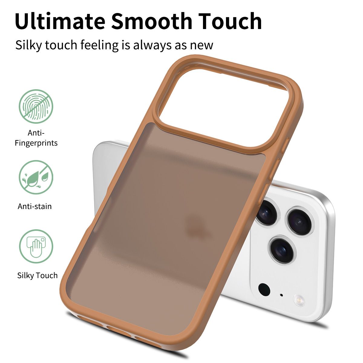 Frost Translucent Matte Frosted Skin Feel Case — 165