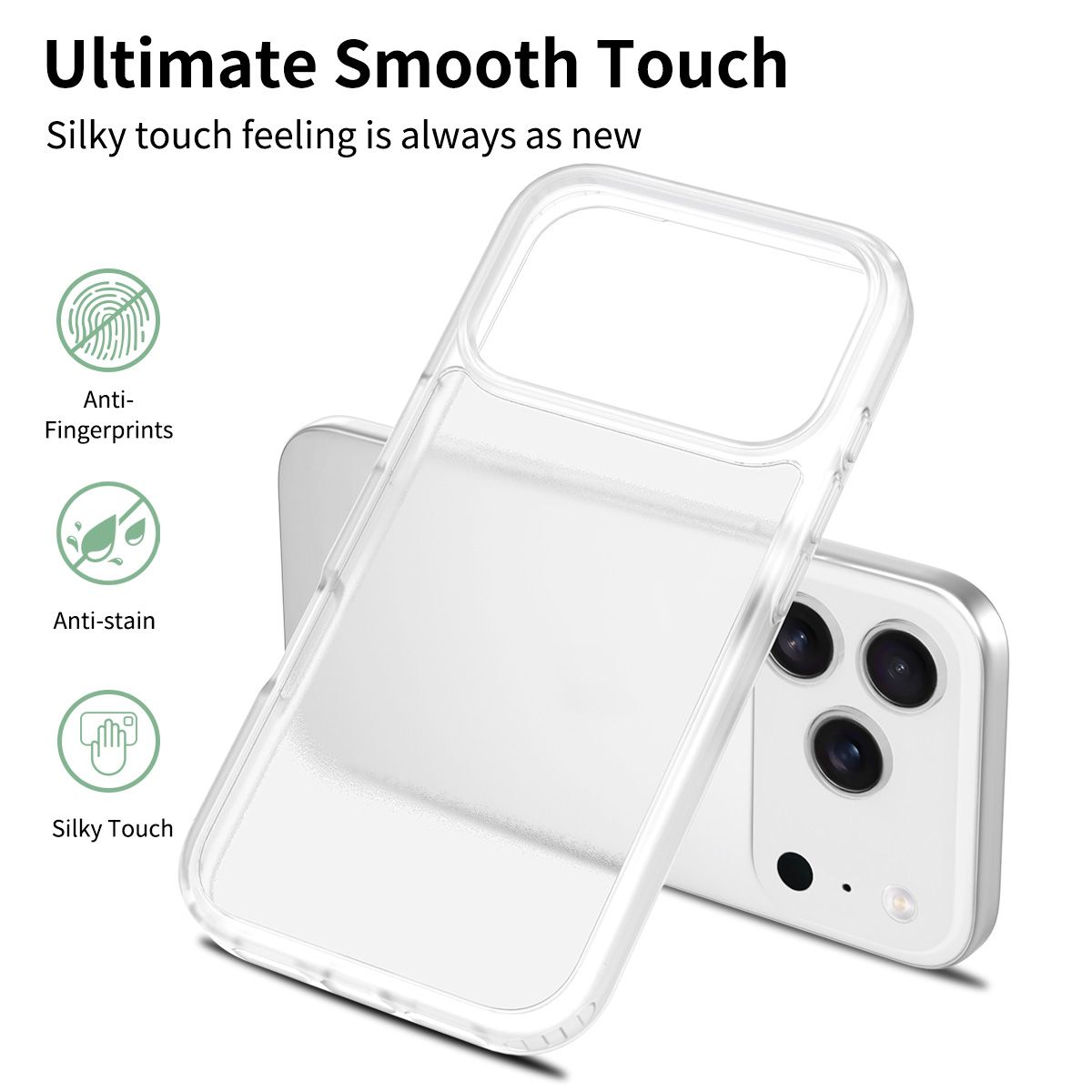 Frost Translucent Matte Frosted Skin Feel Case — 135