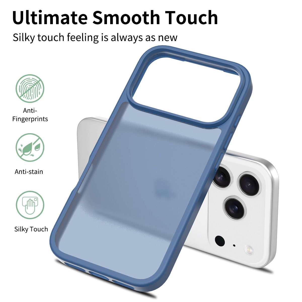 Frost Translucent Matte Frosted Skin Feel Case — 170