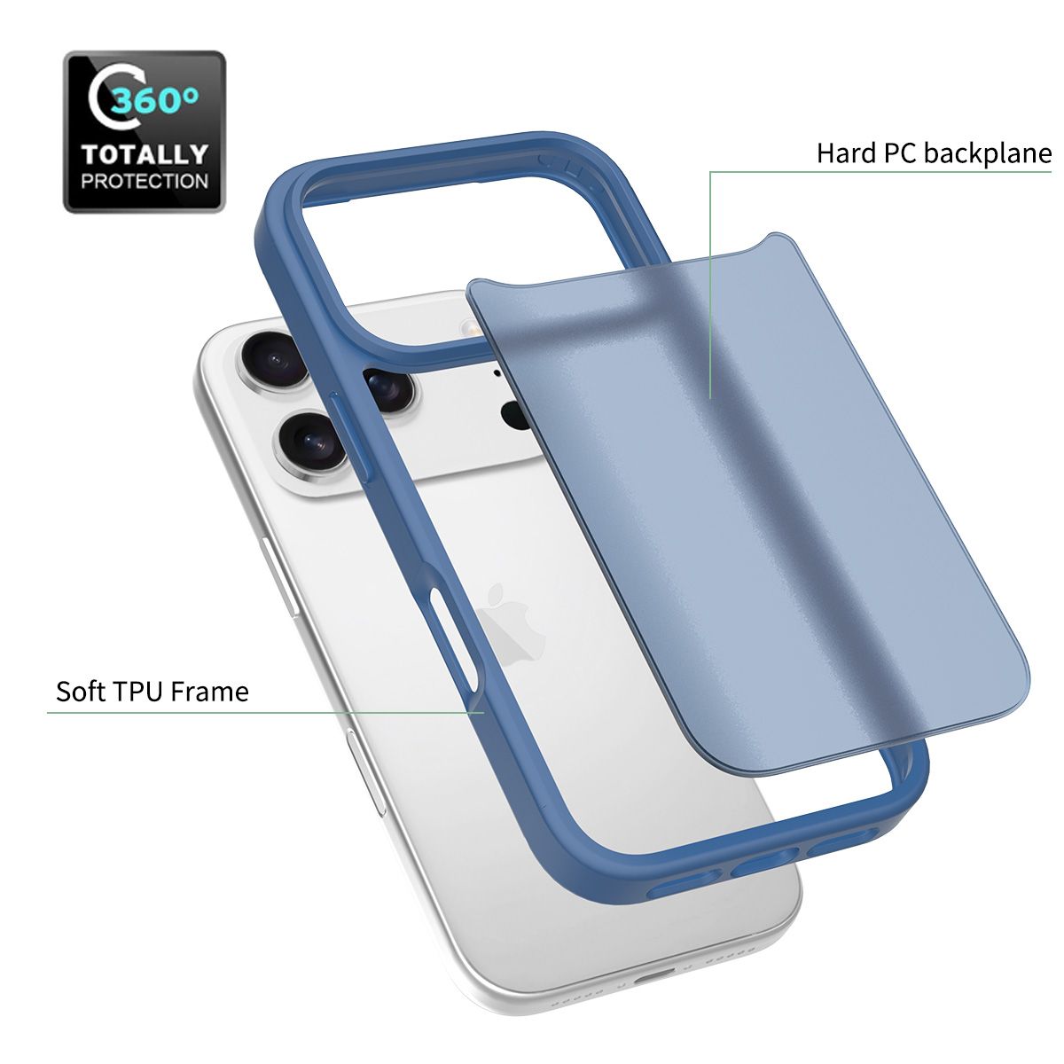 Frost Translucent Matte Frosted Skin Feel Case — 173
