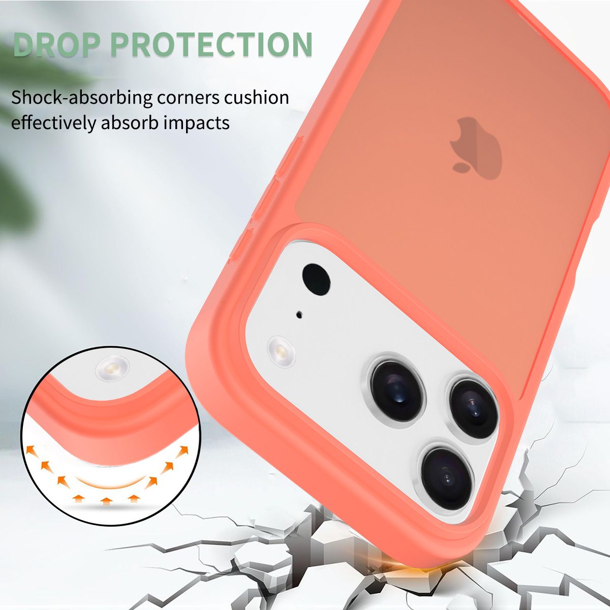 Frost Translucent Matte Frosted Skin Feel Case — 129