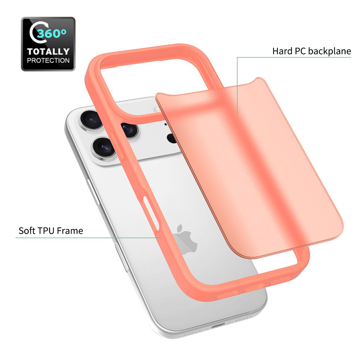 Frost Translucent Matte Frosted Skin Feel Case — 131