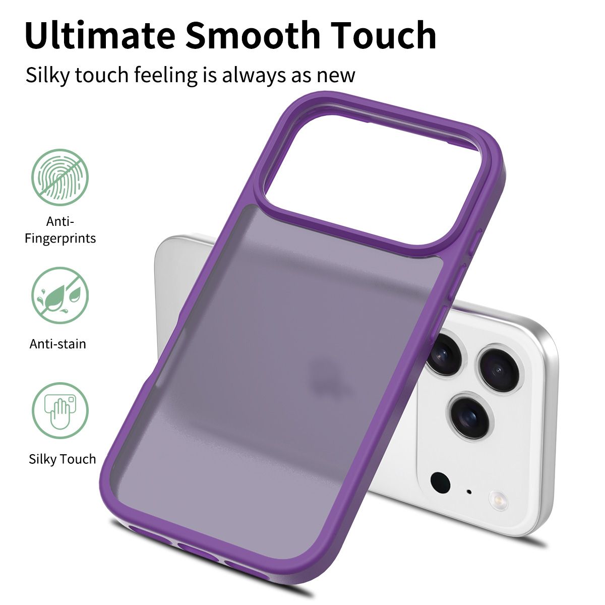 Frost Translucent Matte Frosted Skin Feel Case — 175