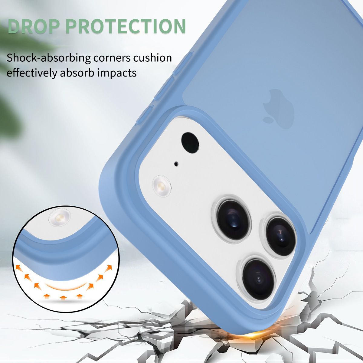 Frost Translucent Matte Frosted Skin Feel Case — 156
