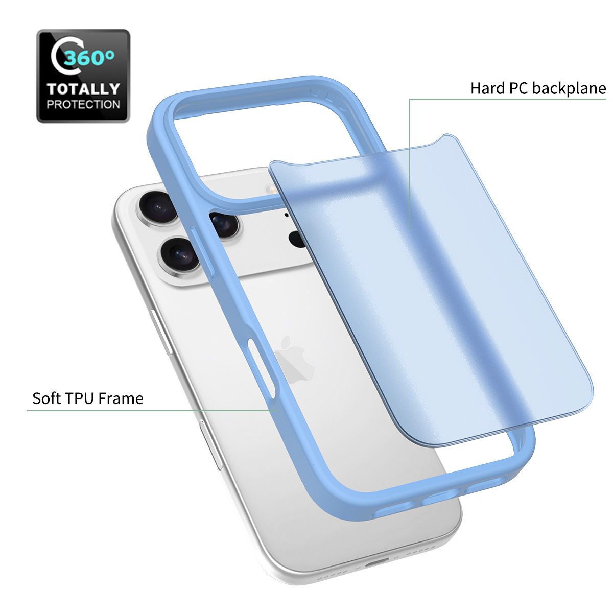 Frost Translucent Matte Frosted Skin Feel Case — 158