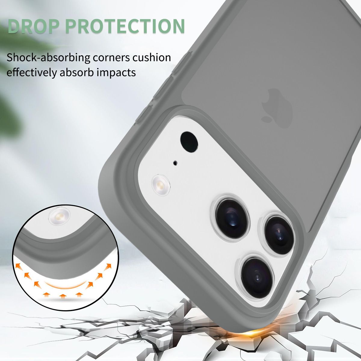 Frost Translucent Matte Frosted Skin Feel Case — 161