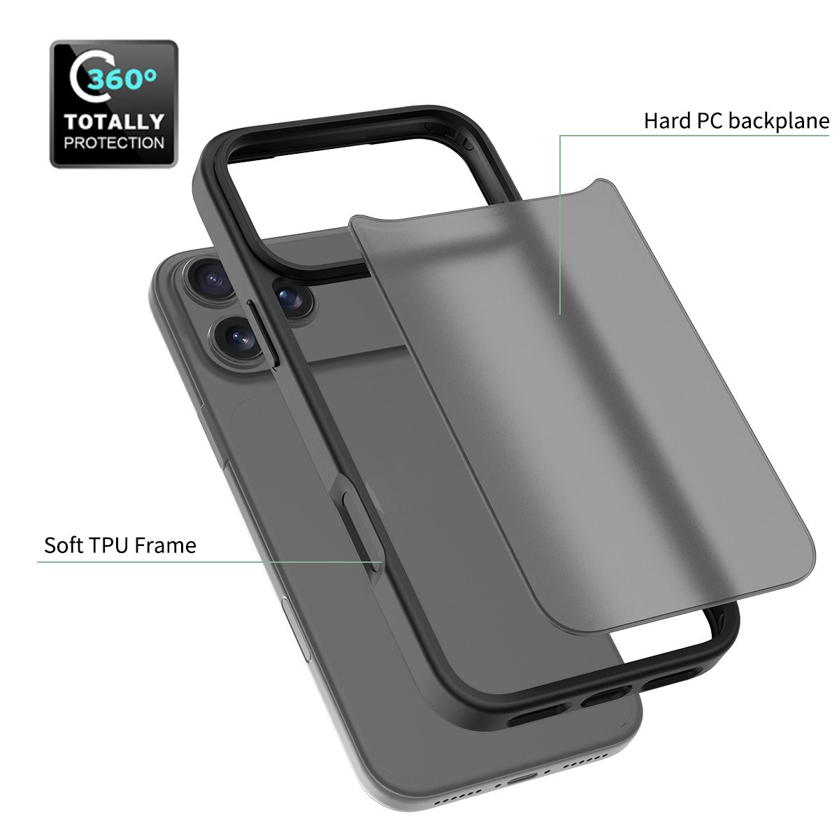 Frost Translucent Matte Frosted Skin Feel Case — 248