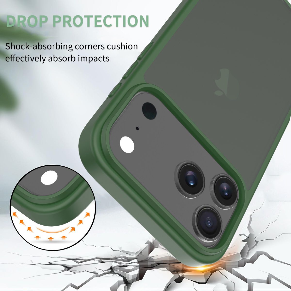 Frost Translucent Matte Frosted Skin Feel Case — 241