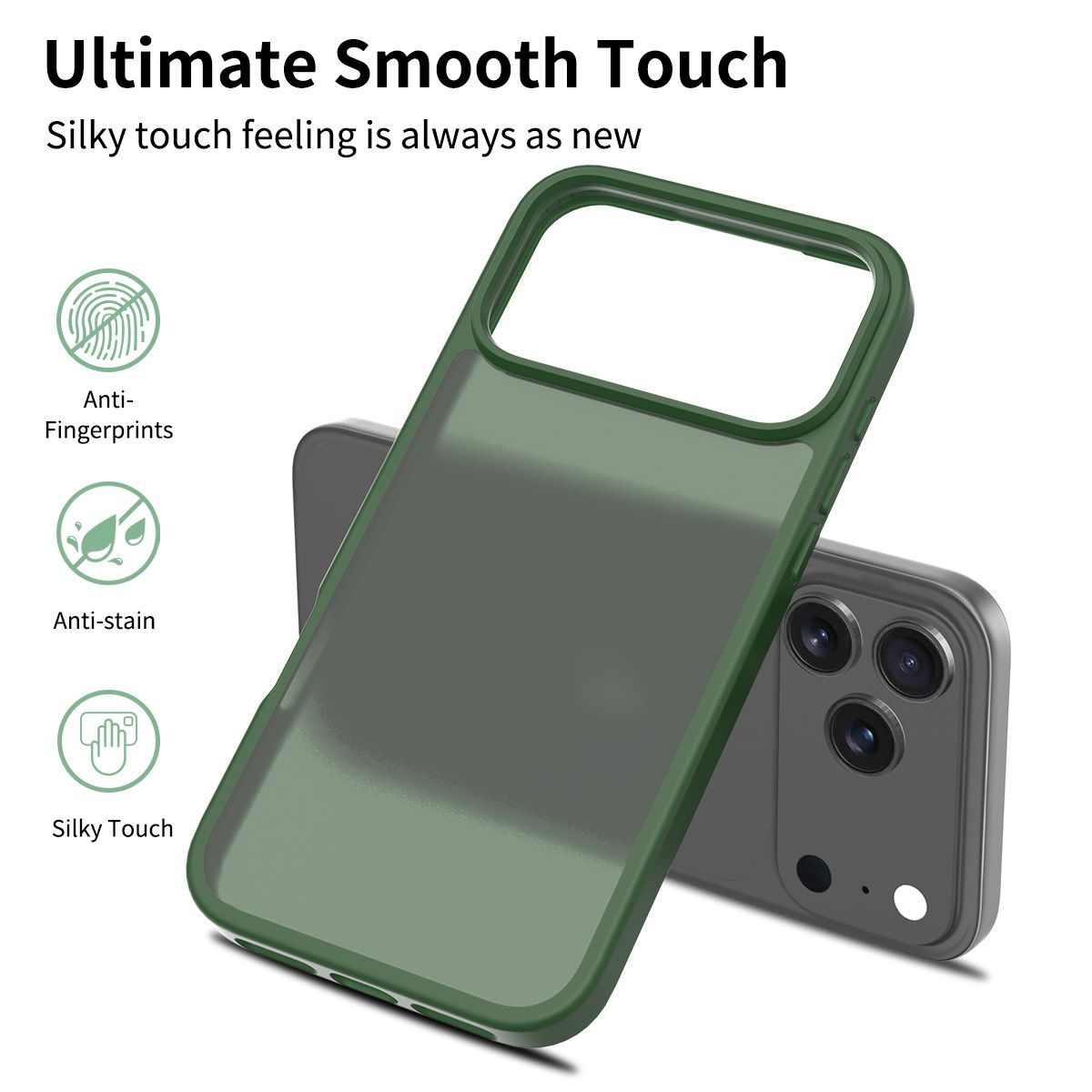 Frost Translucent Matte Frosted Skin Feel Case — 240