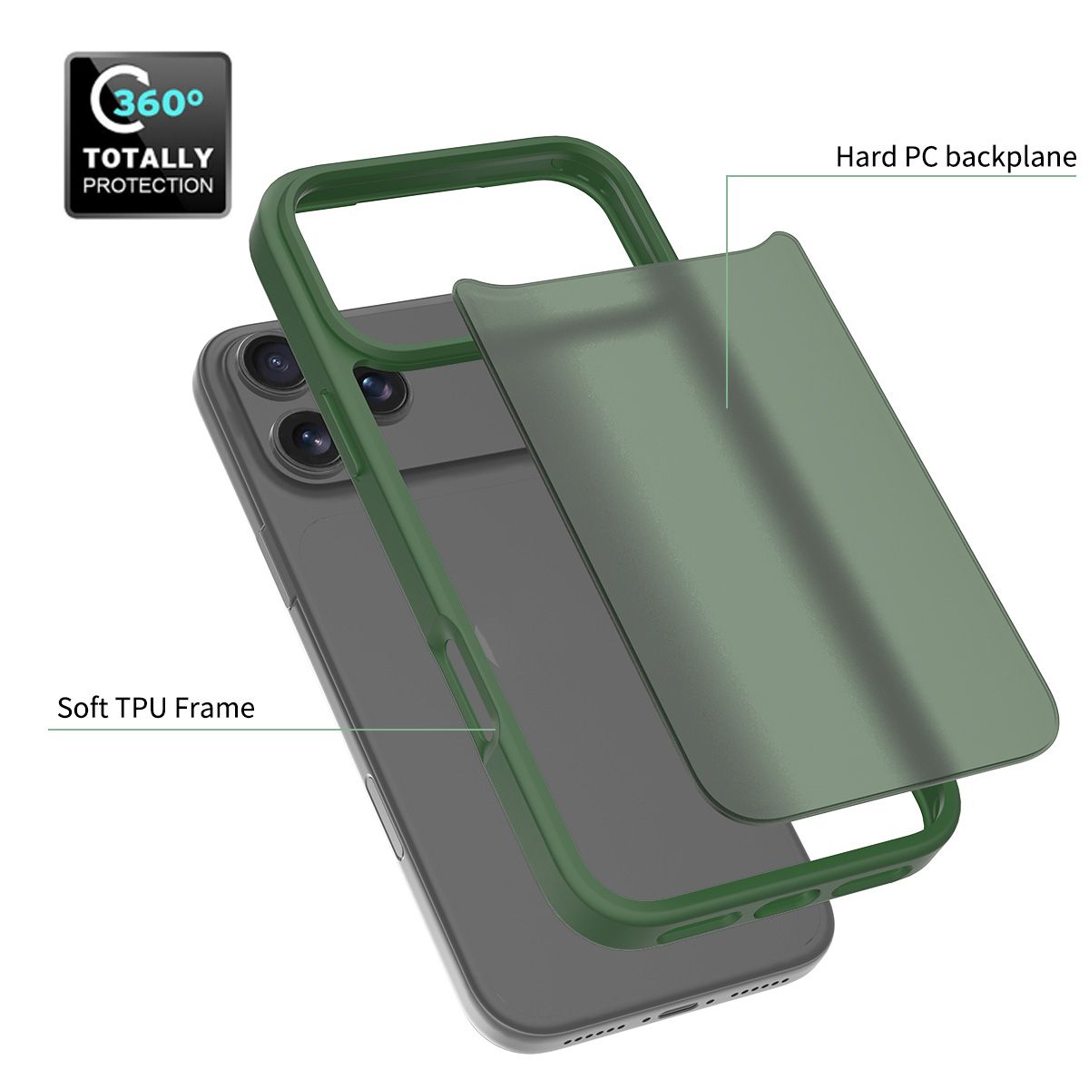 Frost Translucent Matte Frosted Skin Feel Case — 243