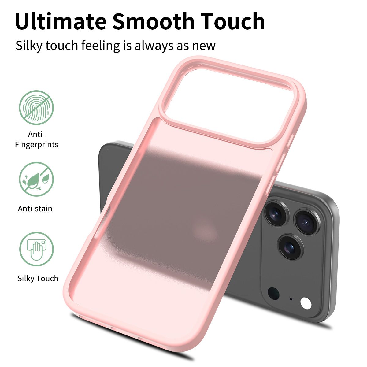 Frost Translucent Matte Frosted Skin Feel Case — 200
