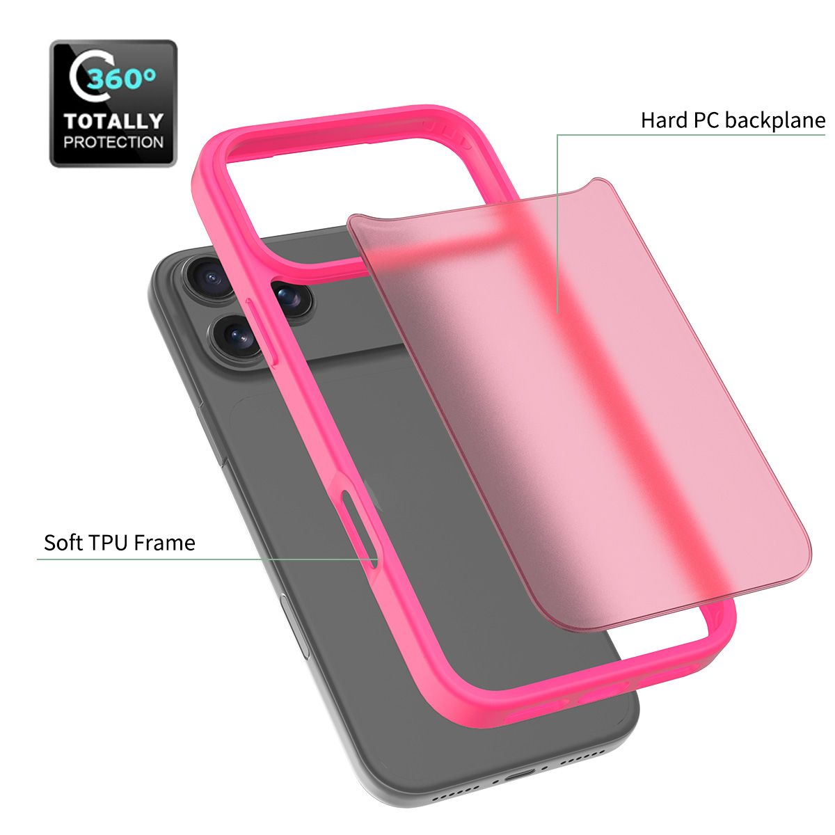 Frost Translucent Matte Frosted Skin Feel Case — 208