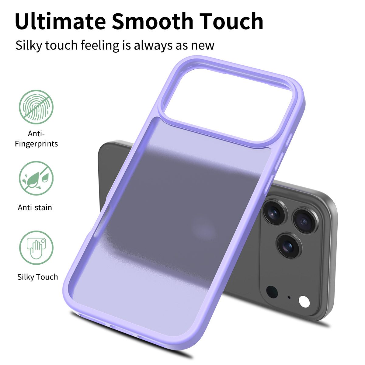 Frost Translucent Matte Frosted Skin Feel Case — 210