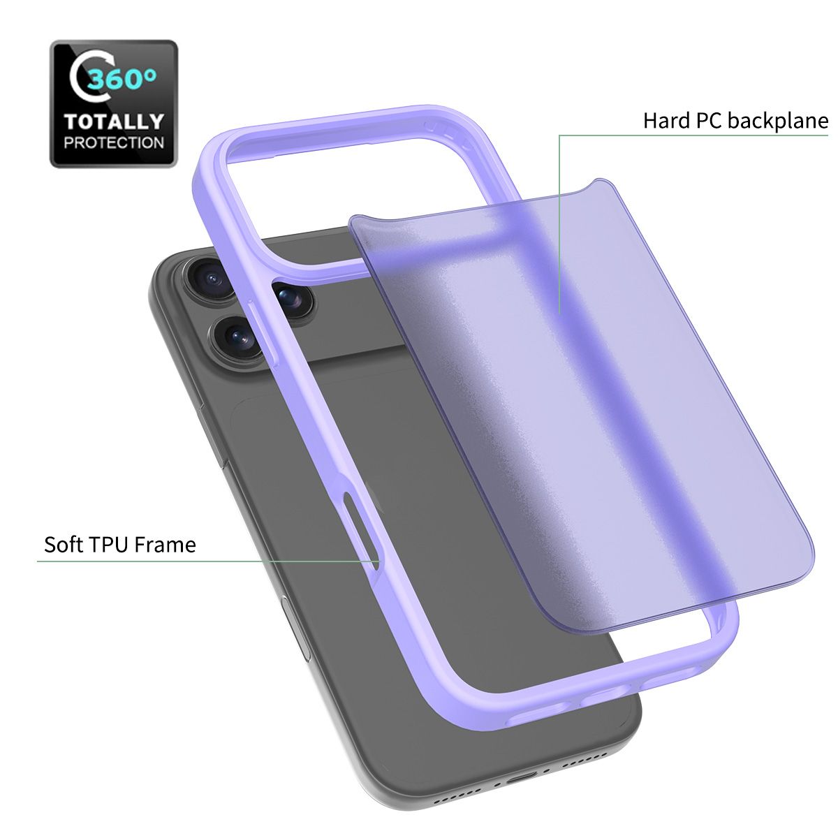Frost Translucent Matte Frosted Skin Feel Case — 213