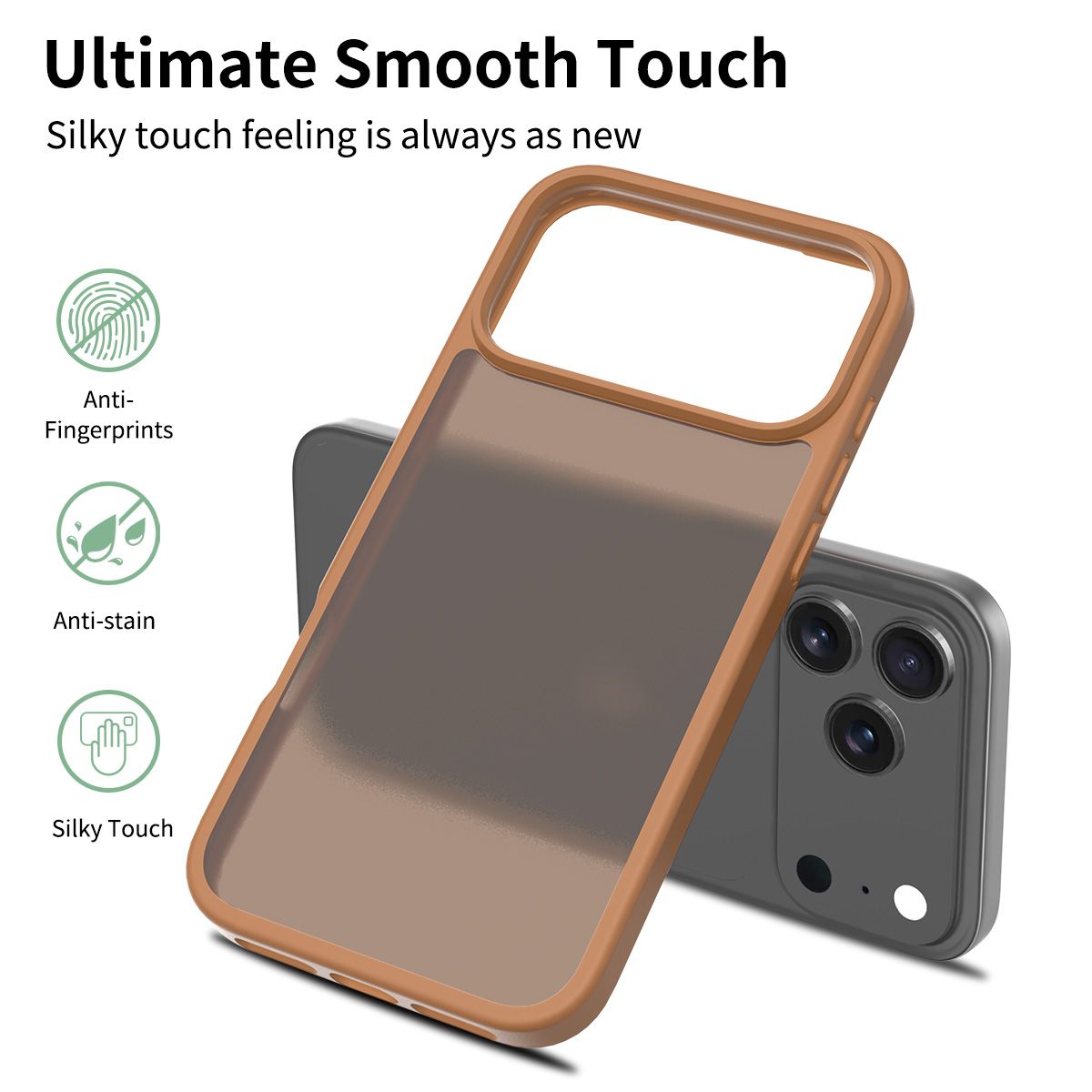 Frost Translucent Matte Frosted Skin Feel Case — 225