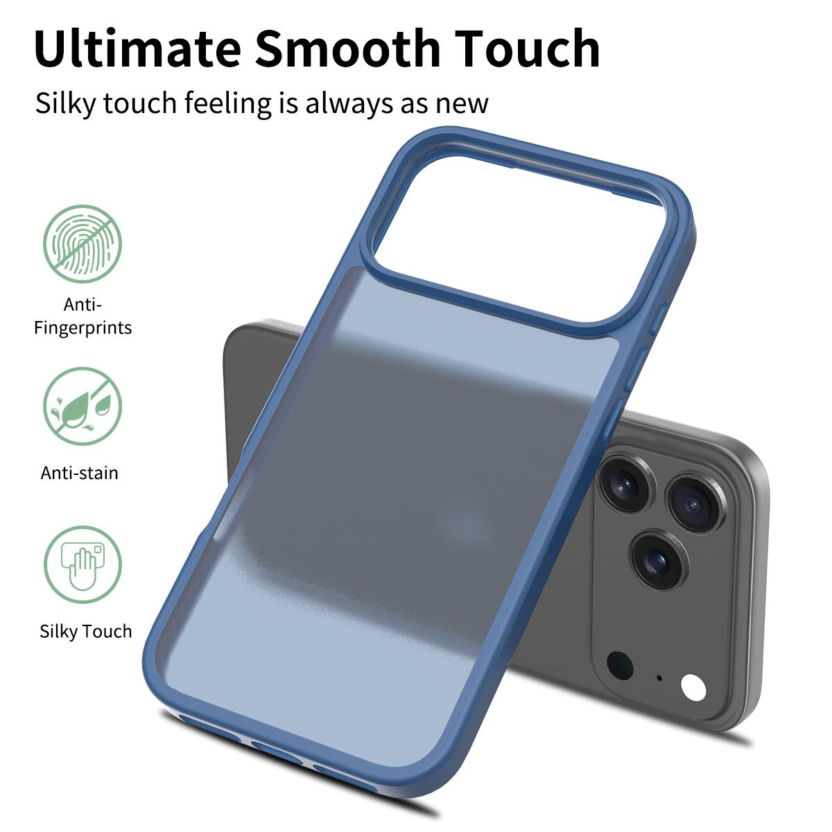 Frost Translucent Matte Frosted Skin Feel Case — 230