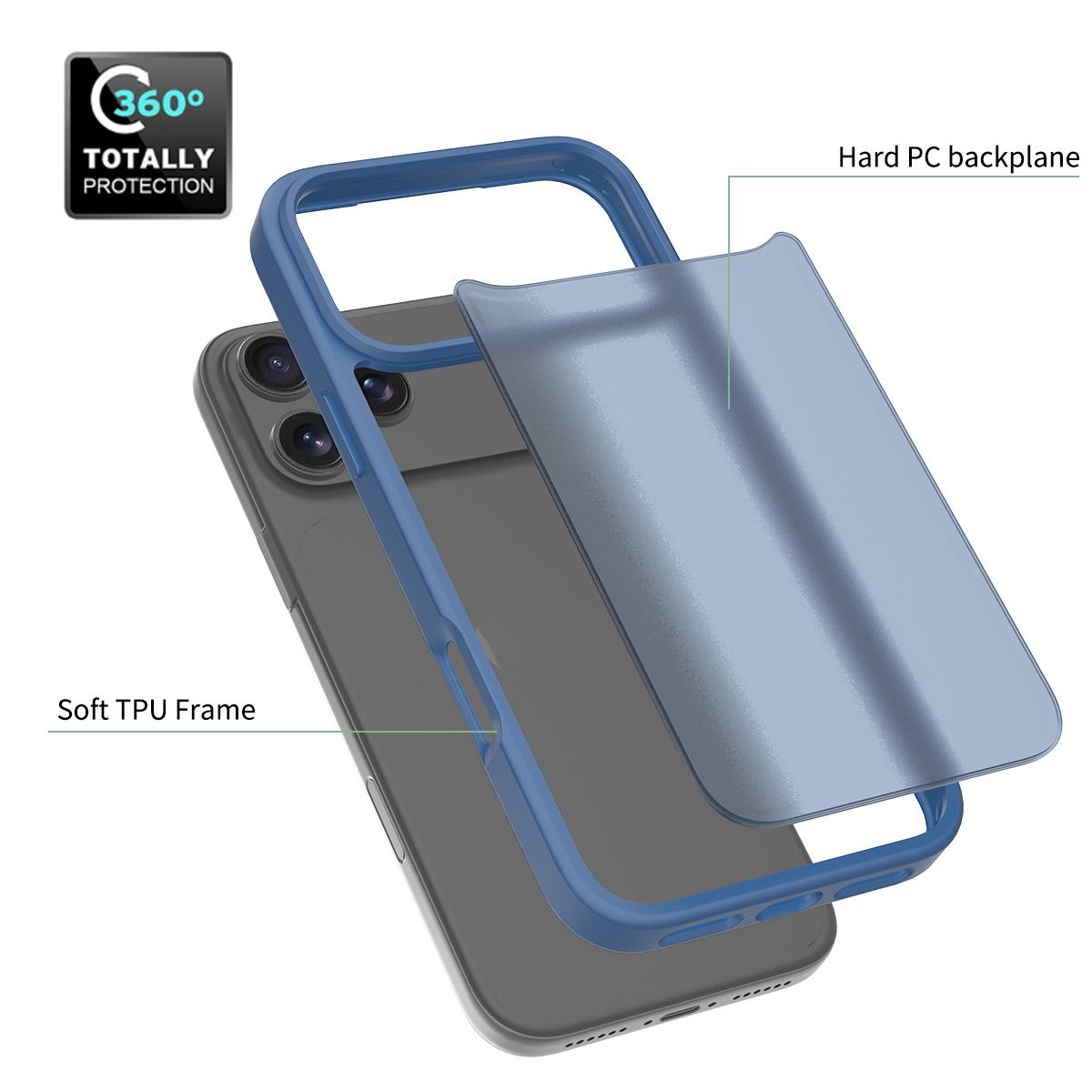 Frost Translucent Matte Frosted Skin Feel Case — 233