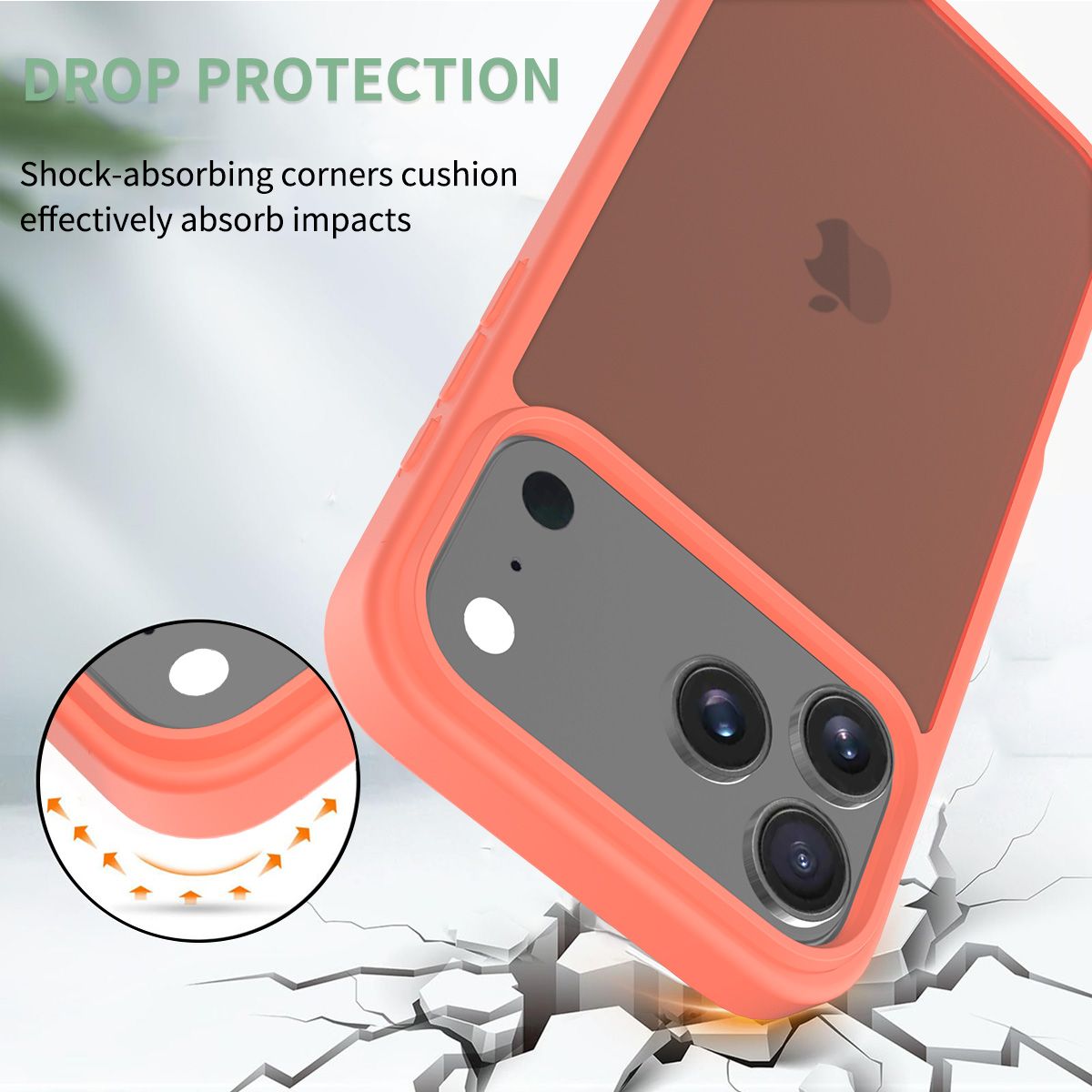 Frost Translucent Matte Frosted Skin Feel Case — 191