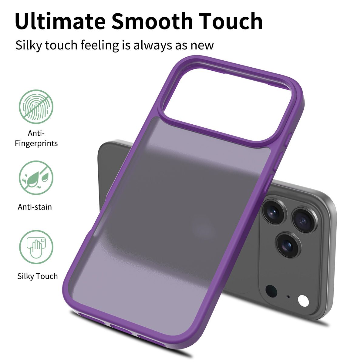 Frost Translucent Matte Frosted Skin Feel Case — 235