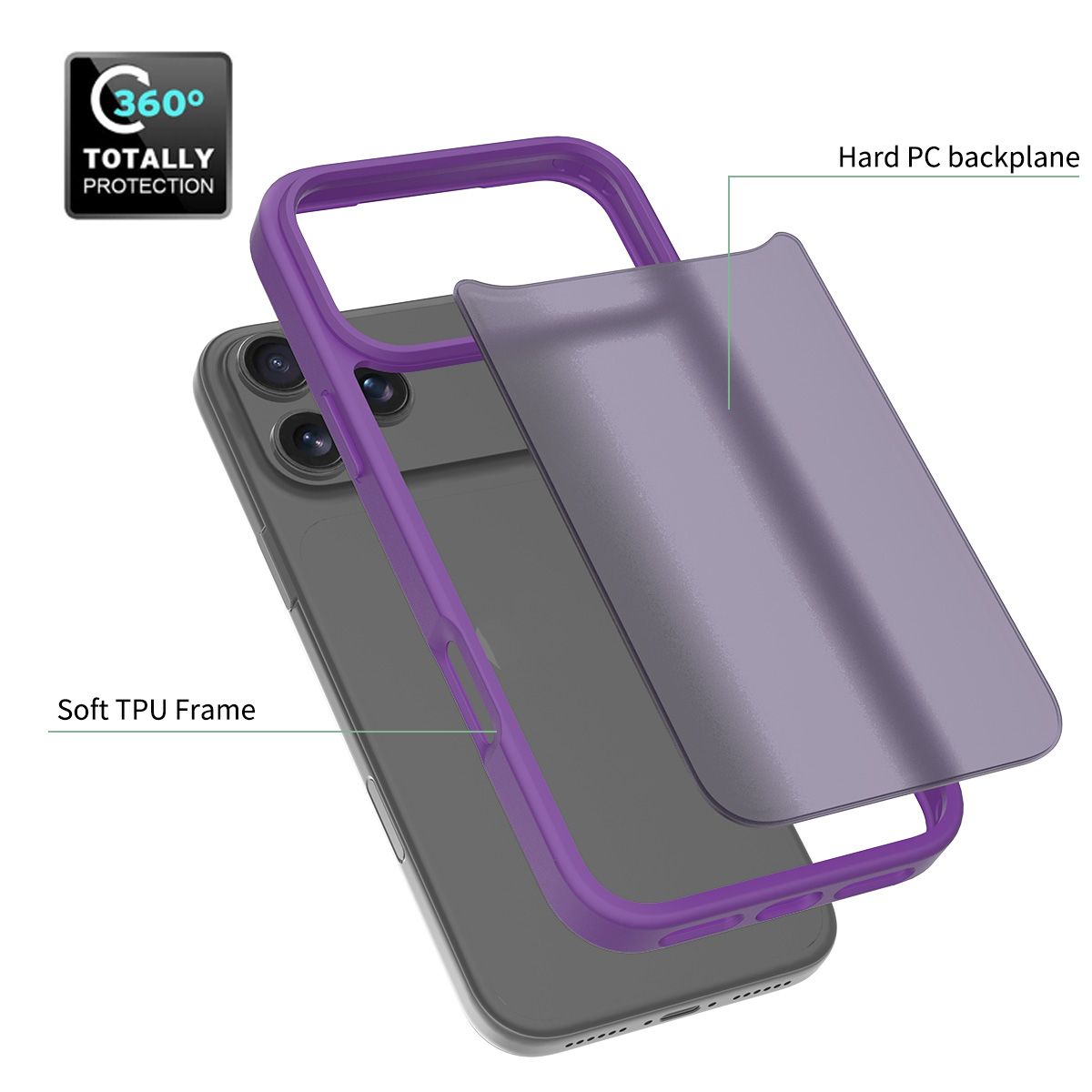Frost Translucent Matte Frosted Skin Feel Case — 238