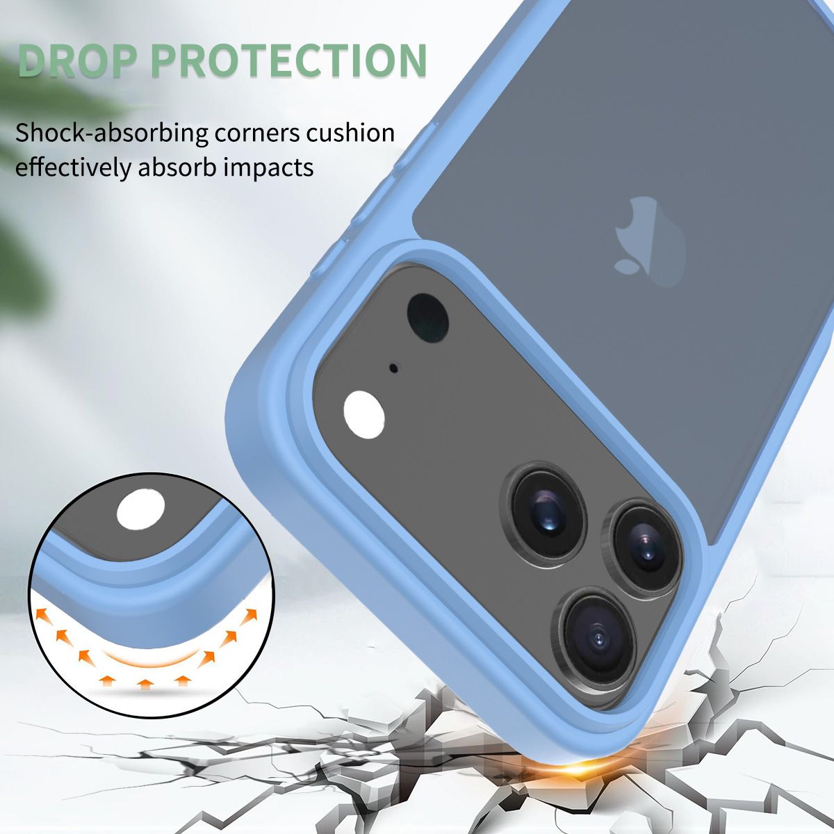 Frost Translucent Matte Frosted Skin Feel Case — 216
