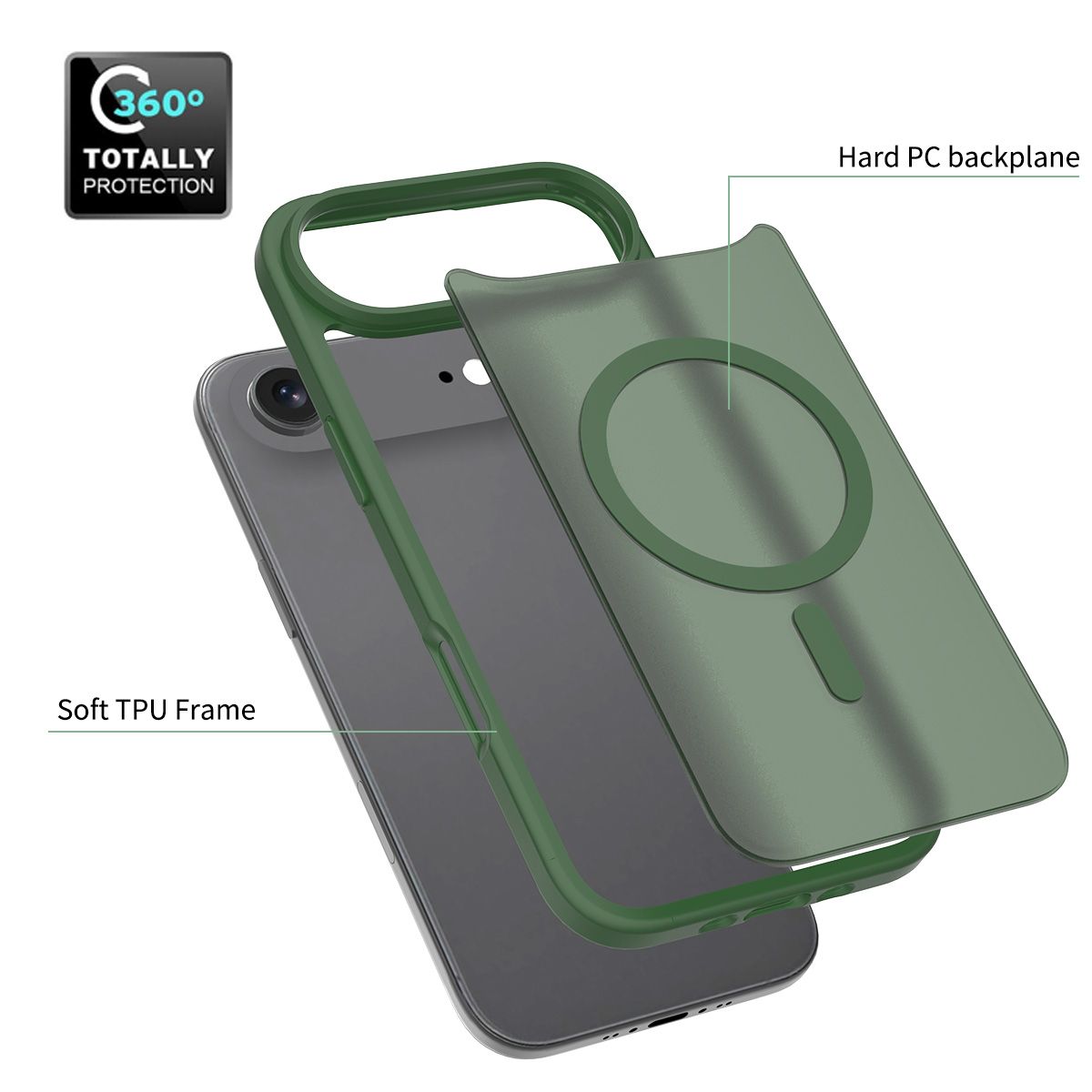 Frost Translucent Matte Magnetic Case — 76